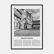 Braunschweig Travel B&W Poster