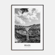 Brazil Portrait B&W No 1 Poster