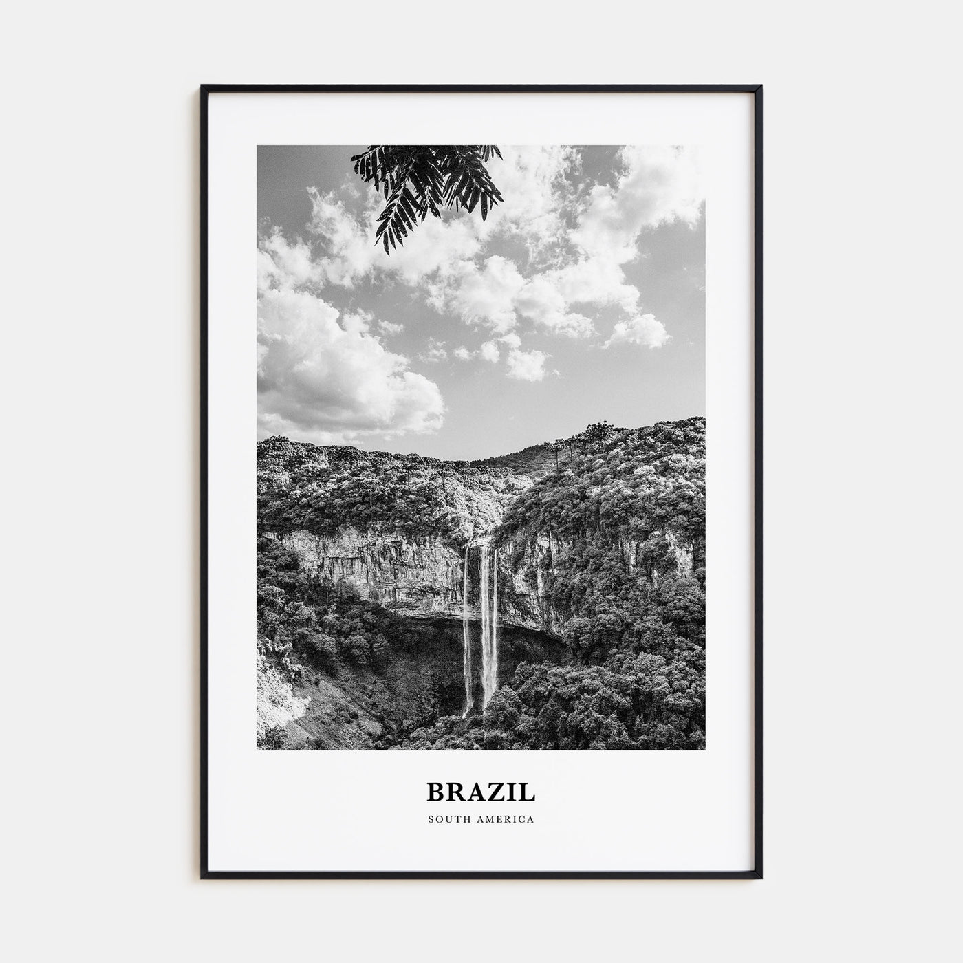 Brazil Portrait B&W No 1 Poster