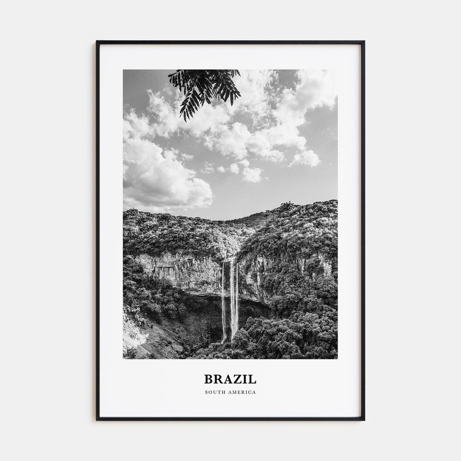 Brazil Portrait B&W No 1 Poster