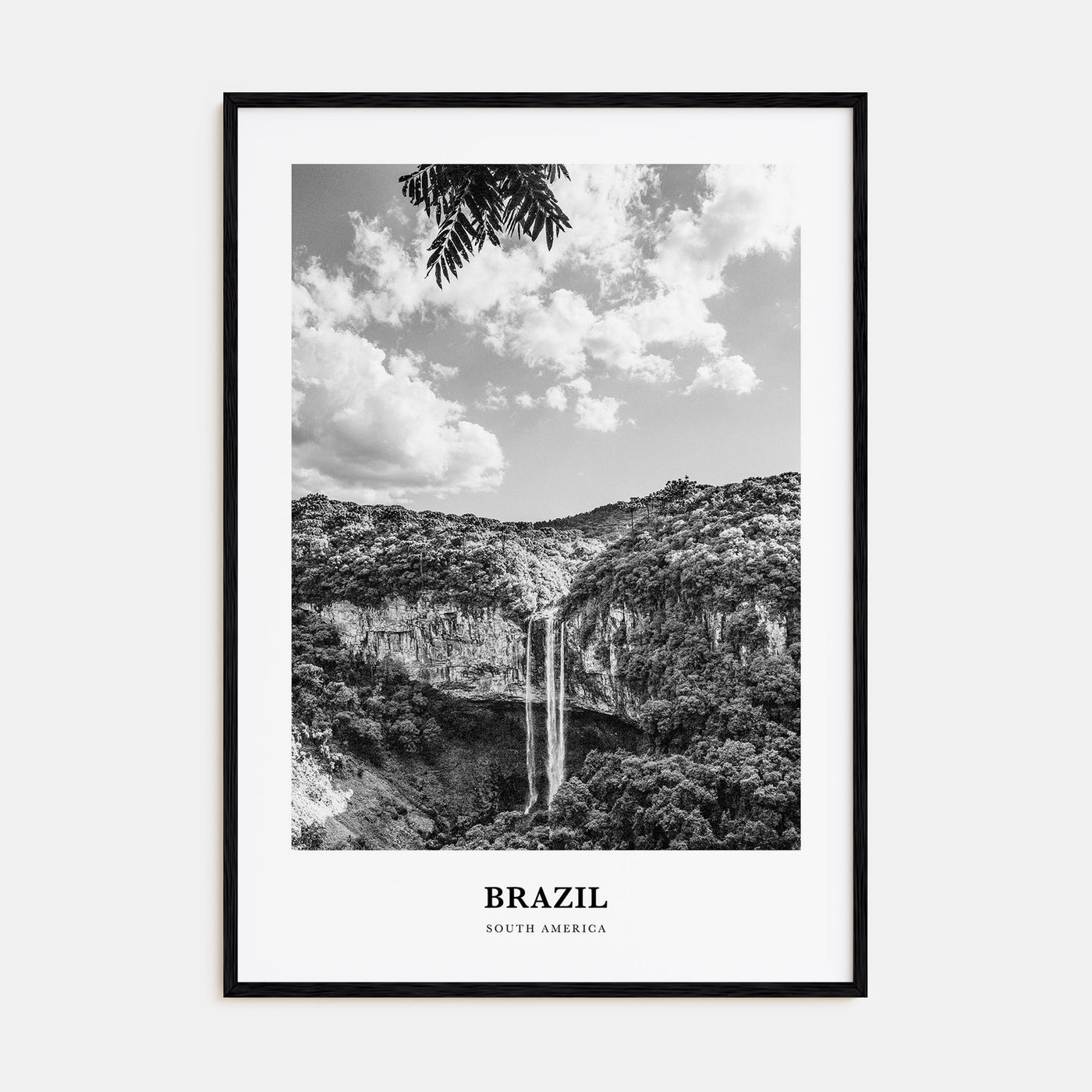 Brazil Portrait B&W No 1 Poster