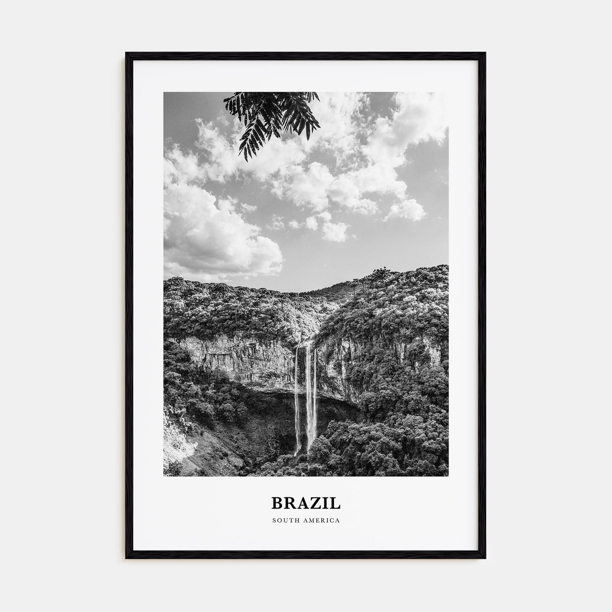 Brazil Portrait B&W No 1 Poster