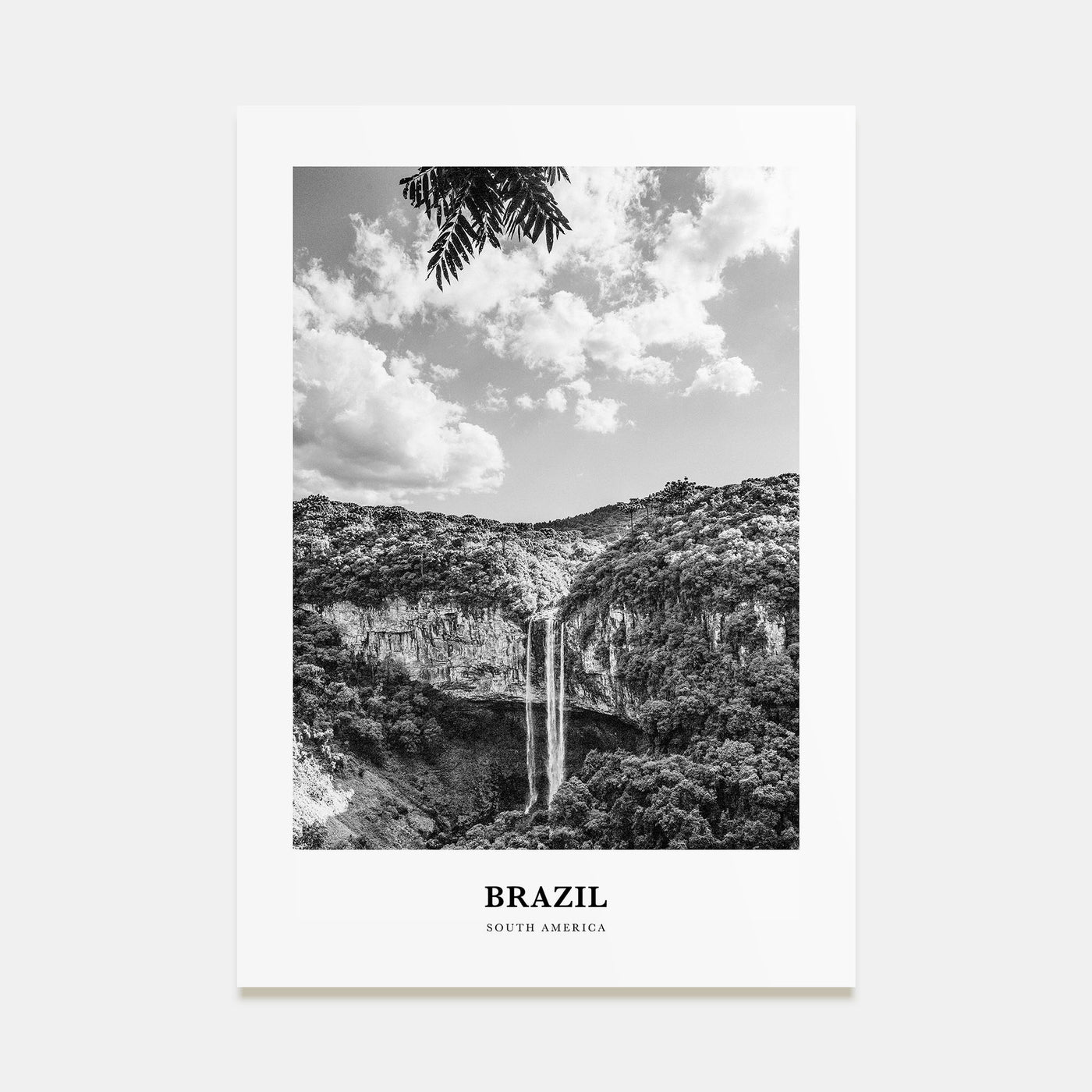 Brazil Portrait B&W No 1 Poster