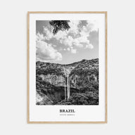 Brazil Portrait B&W No 1 Poster
