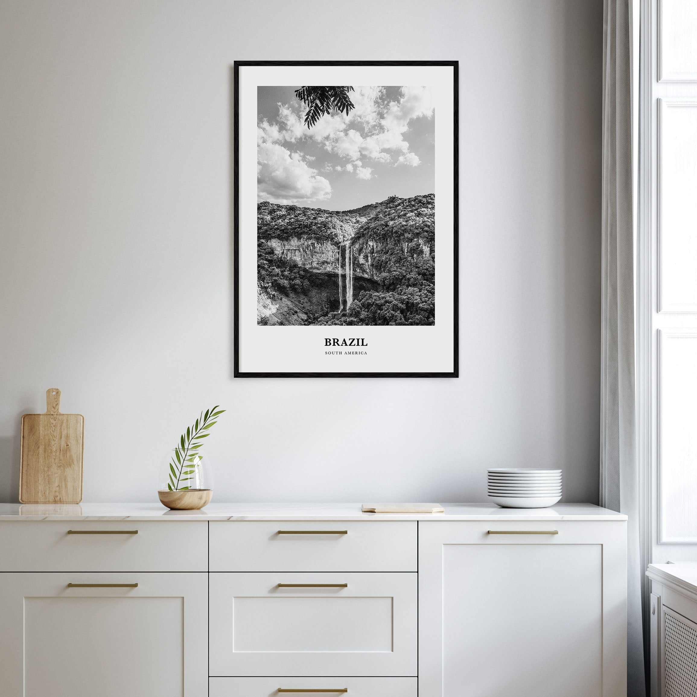 Brazil Portrait B&W No 1 Poster