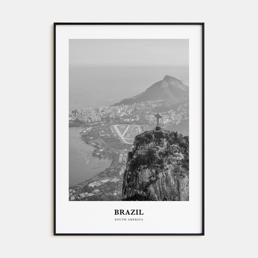 Brazil Portrait B&W No 2 Poster