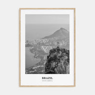 Brazil Portrait B&W No 2 Poster