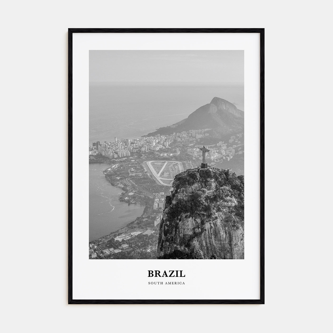 Brazil Portrait B&W No 2 Poster