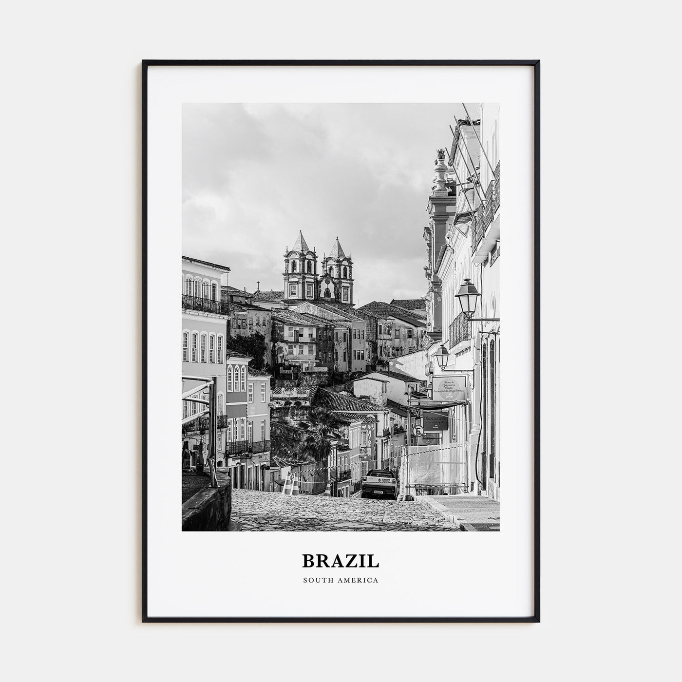 Brazil Portrait B&W No 3 Poster
