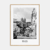 Brazil Portrait B&W No 3 Poster