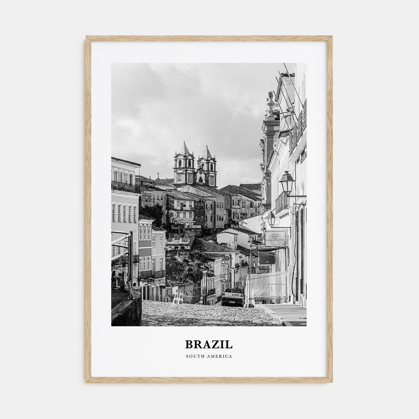 Brazil Portrait B&W No 3 Poster