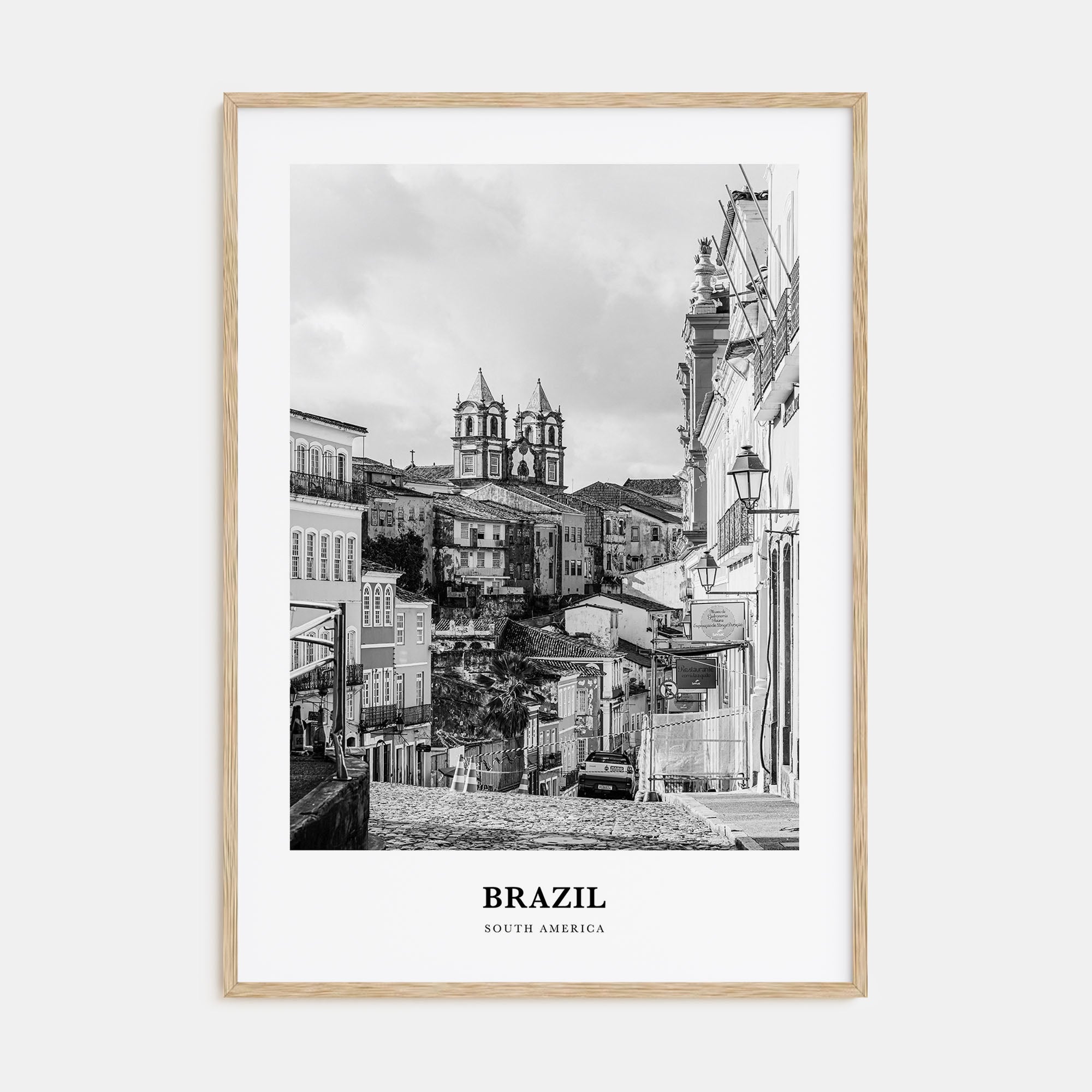 Brazil Portrait B&W No 3 Poster