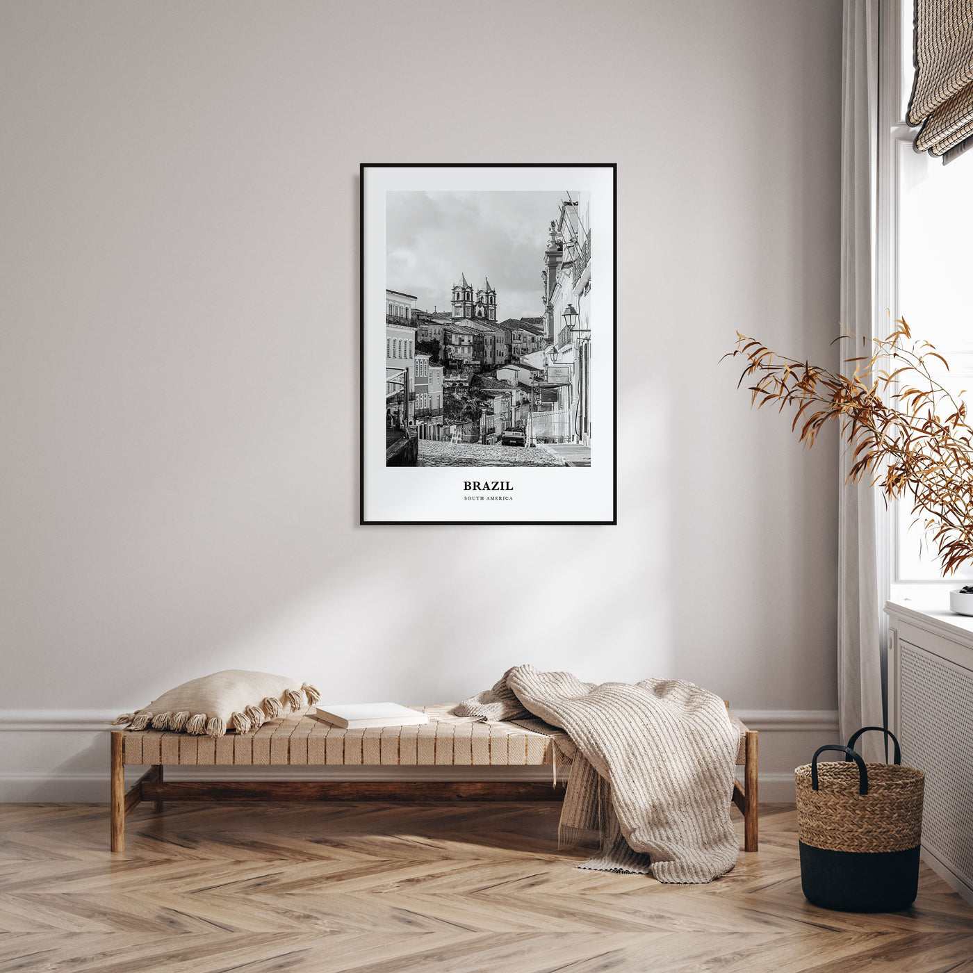 Brazil Portrait B&W No 3 Poster