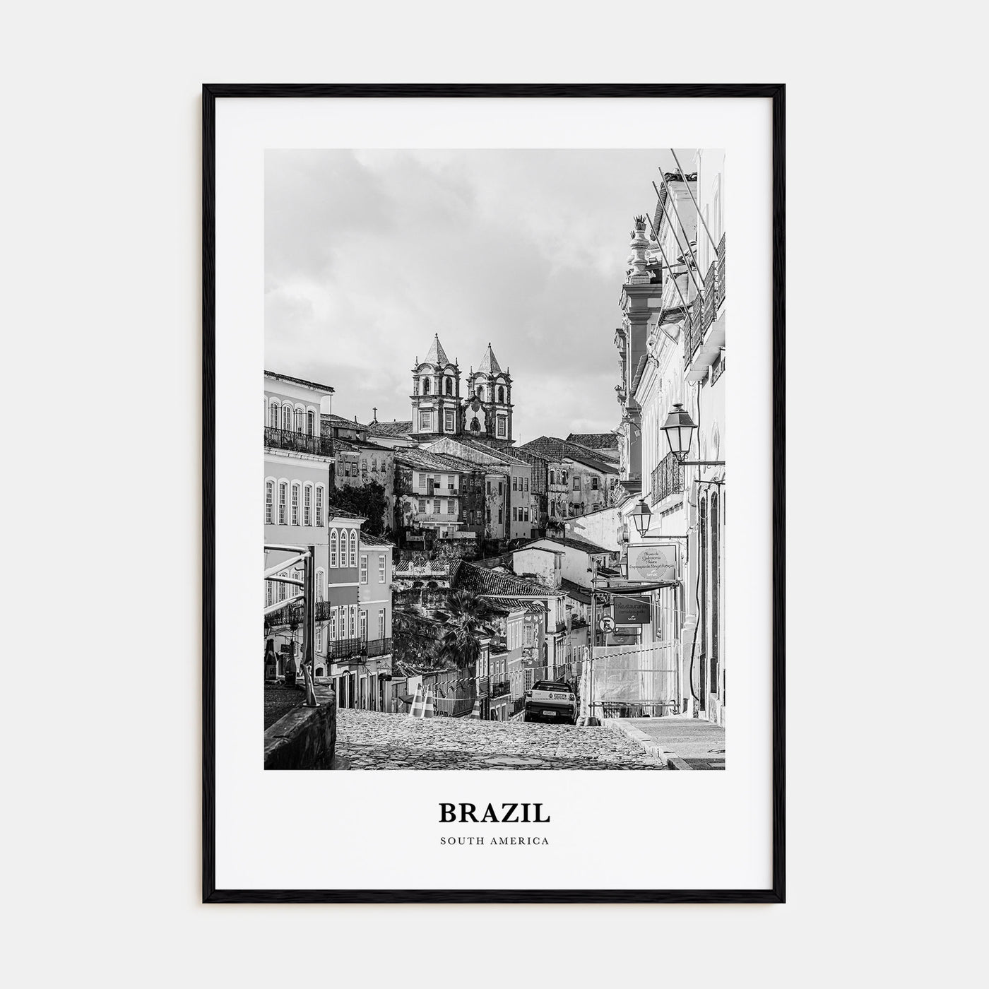 Brazil Portrait B&W No 3 Poster