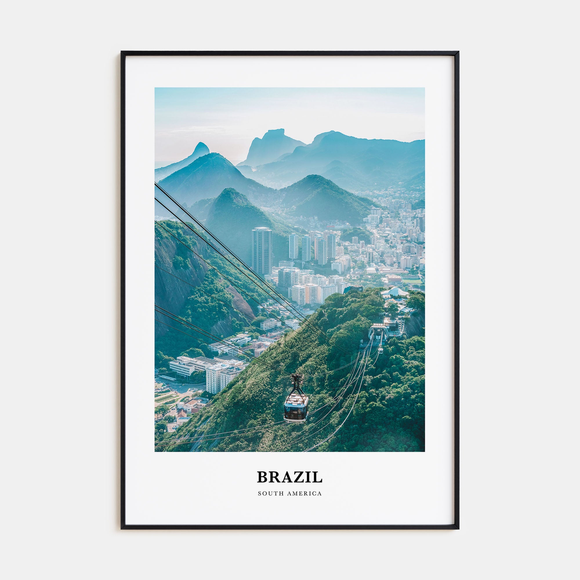 Brazil Portrait Color No 1 Poster