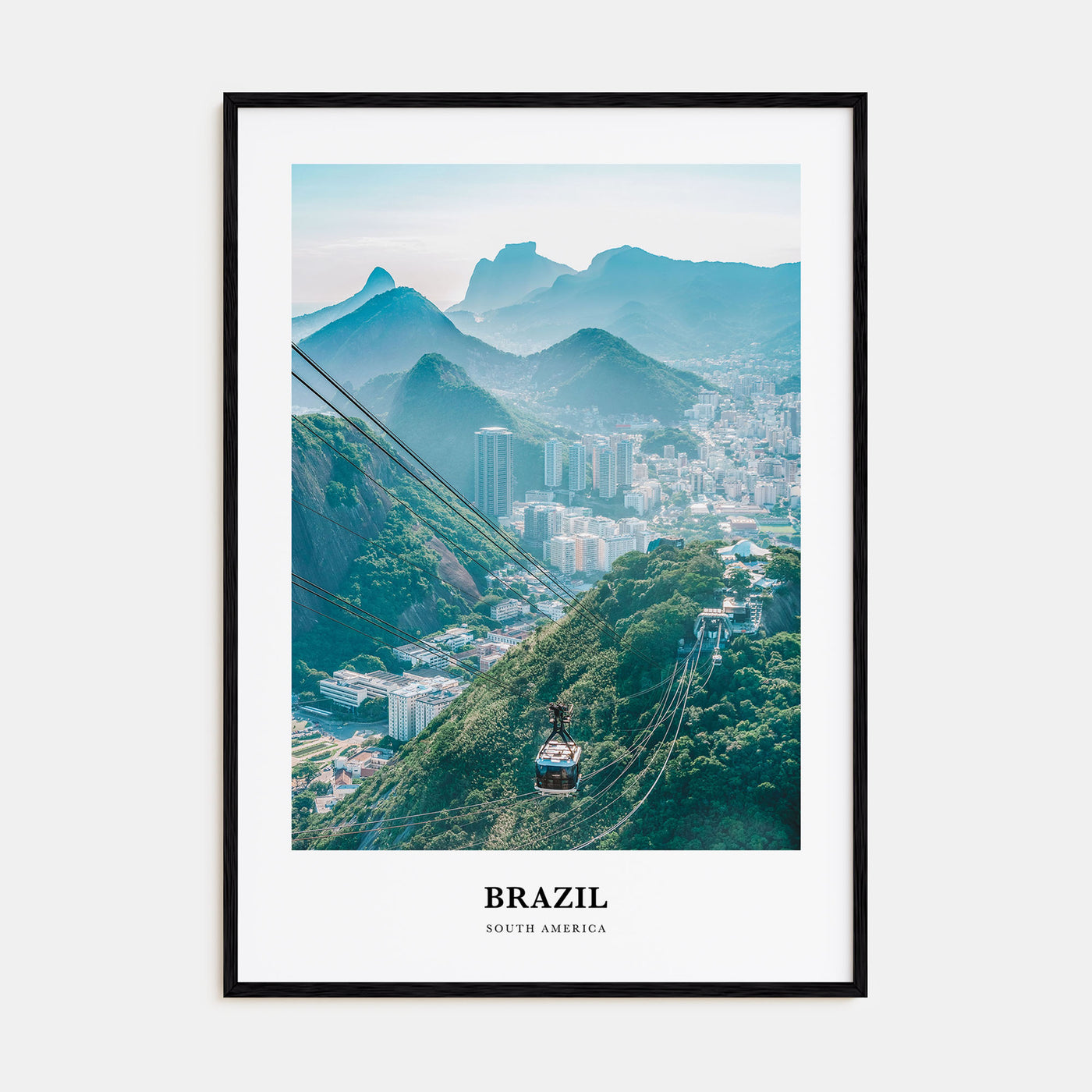 Brazil Portrait Color No 1 Poster