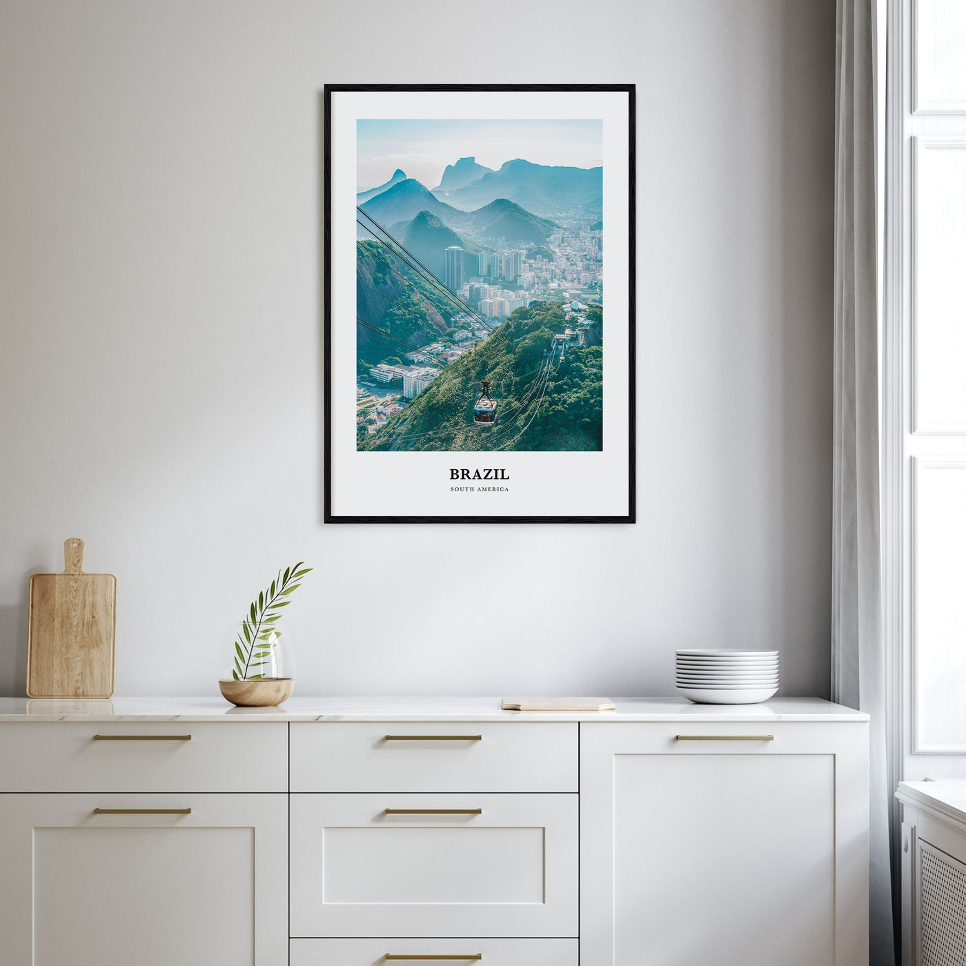 Brazil Portrait Color No 1 Poster