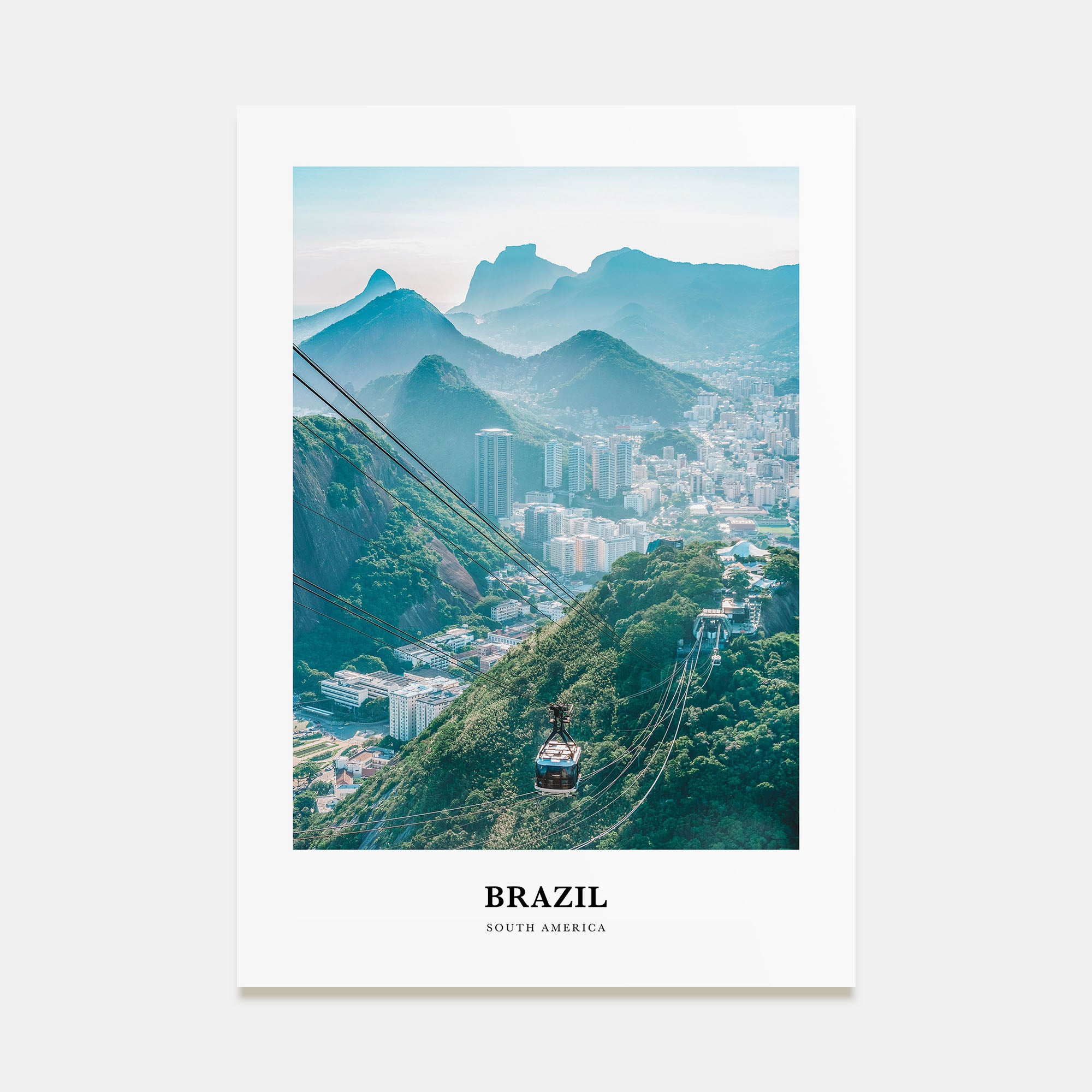 Brazil Portrait Color No 1 Poster