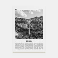Brazil Travel B&W No 2 Poster