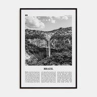 Brazil Travel B&W No 2 Poster