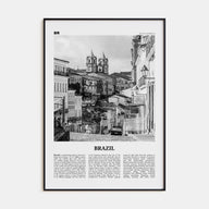Brazil Travel B&W No 3 Poster