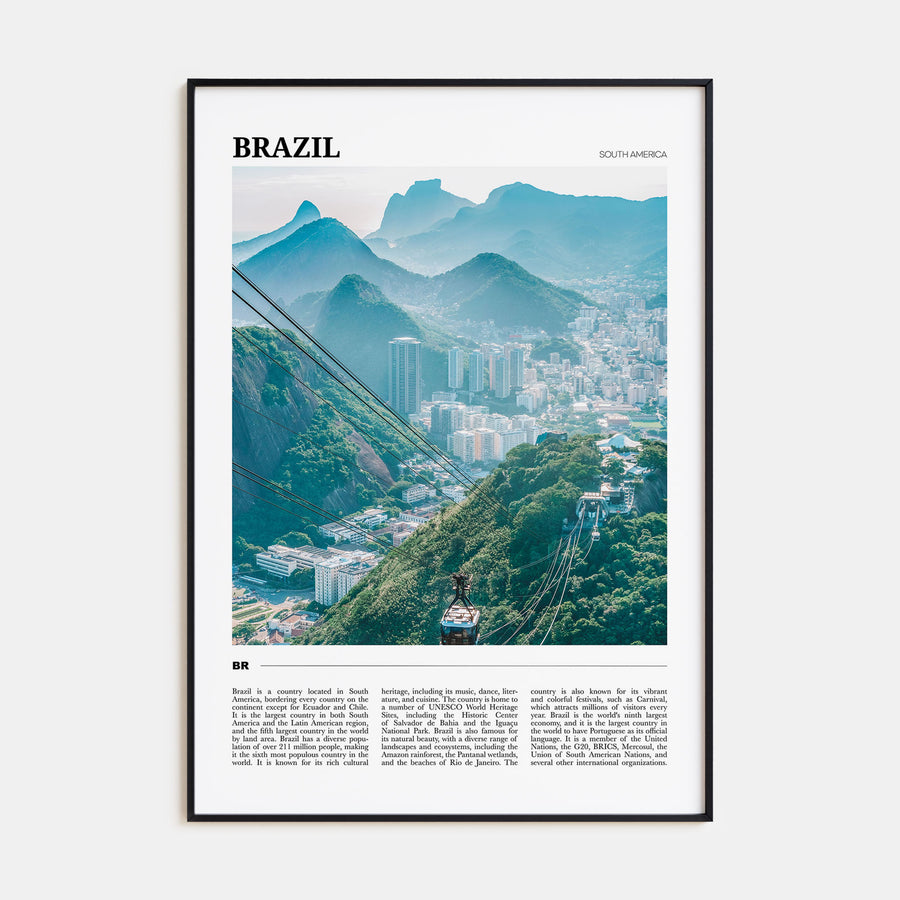 Brazil Travel Color No 1 Poster