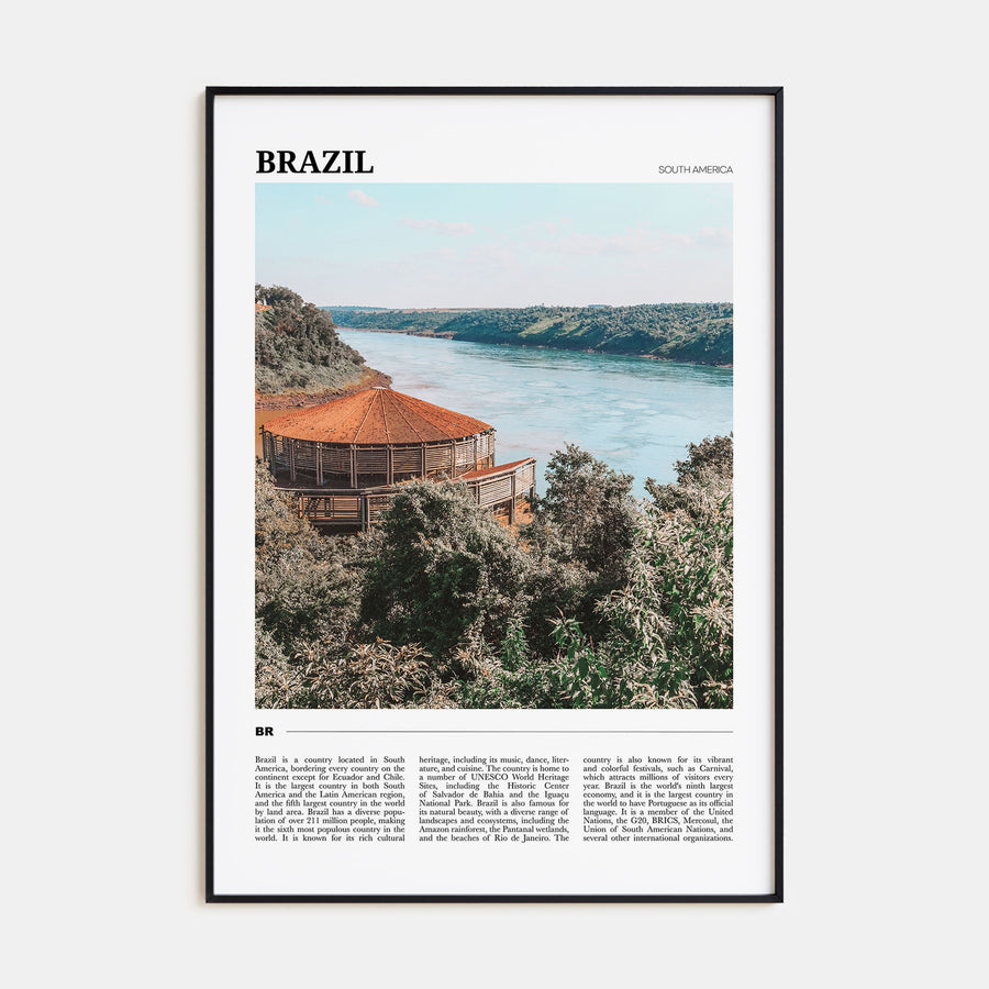 Brazil Travel Color No 2 Poster