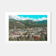 Breckenridge Landscape Color Poster