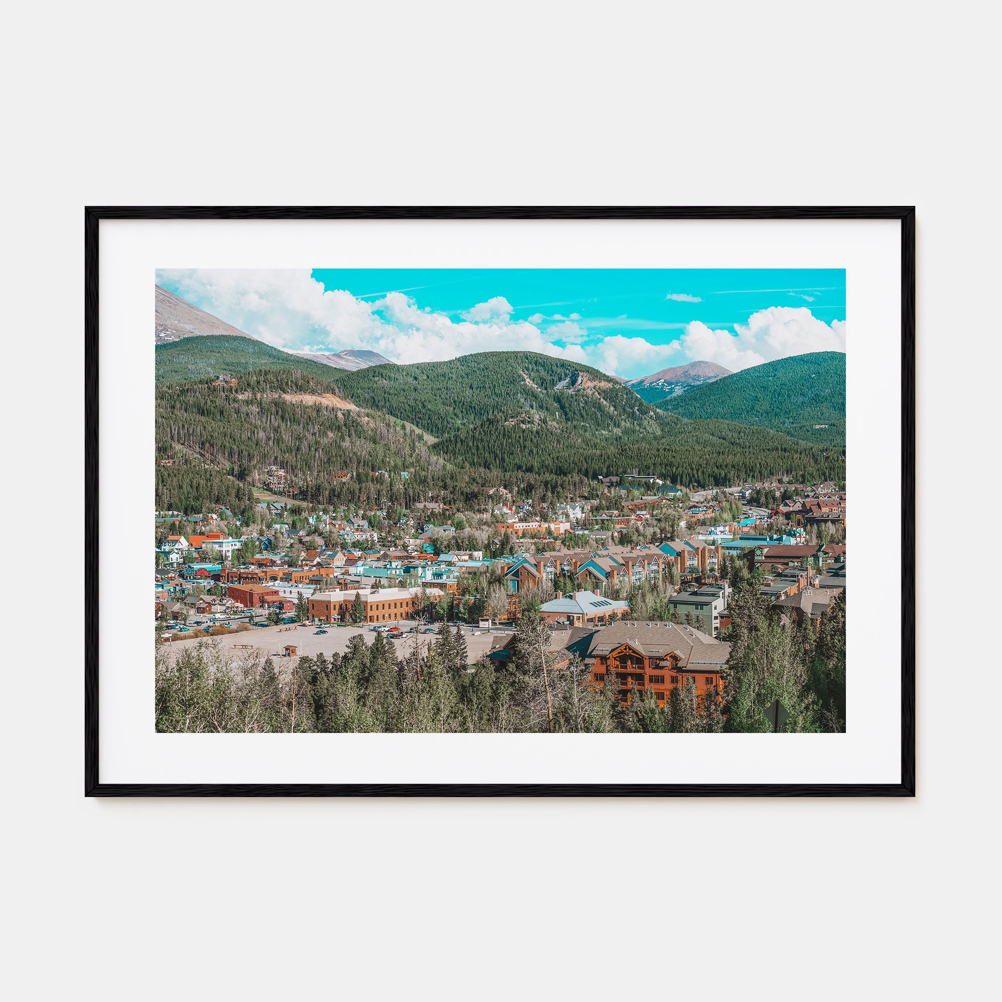 Breckenridge Landscape Color Poster