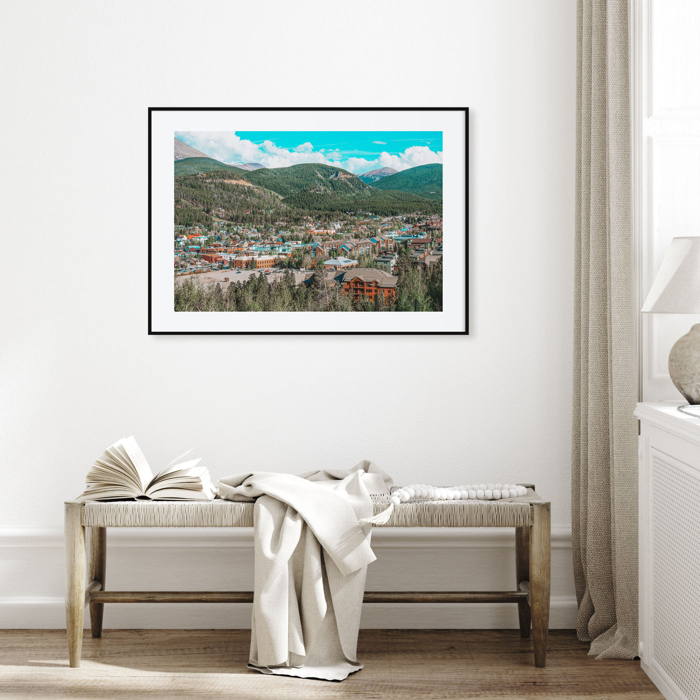 Breckenridge Landscape Color Poster