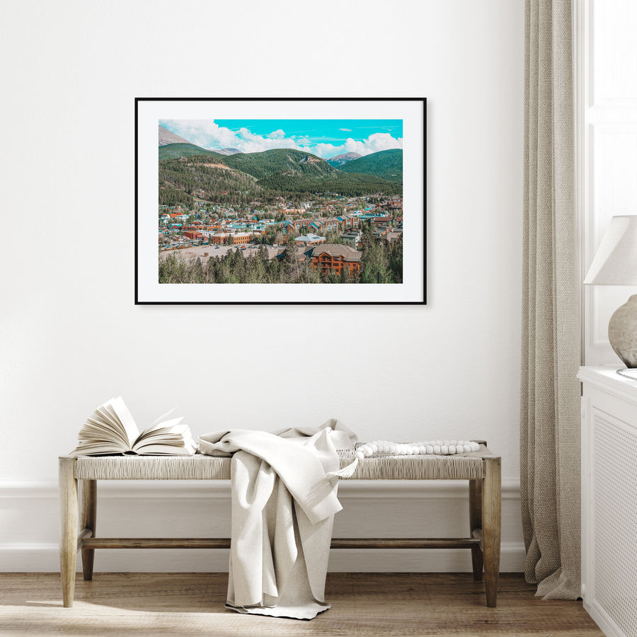 Breckenridge Landscape Color Poster