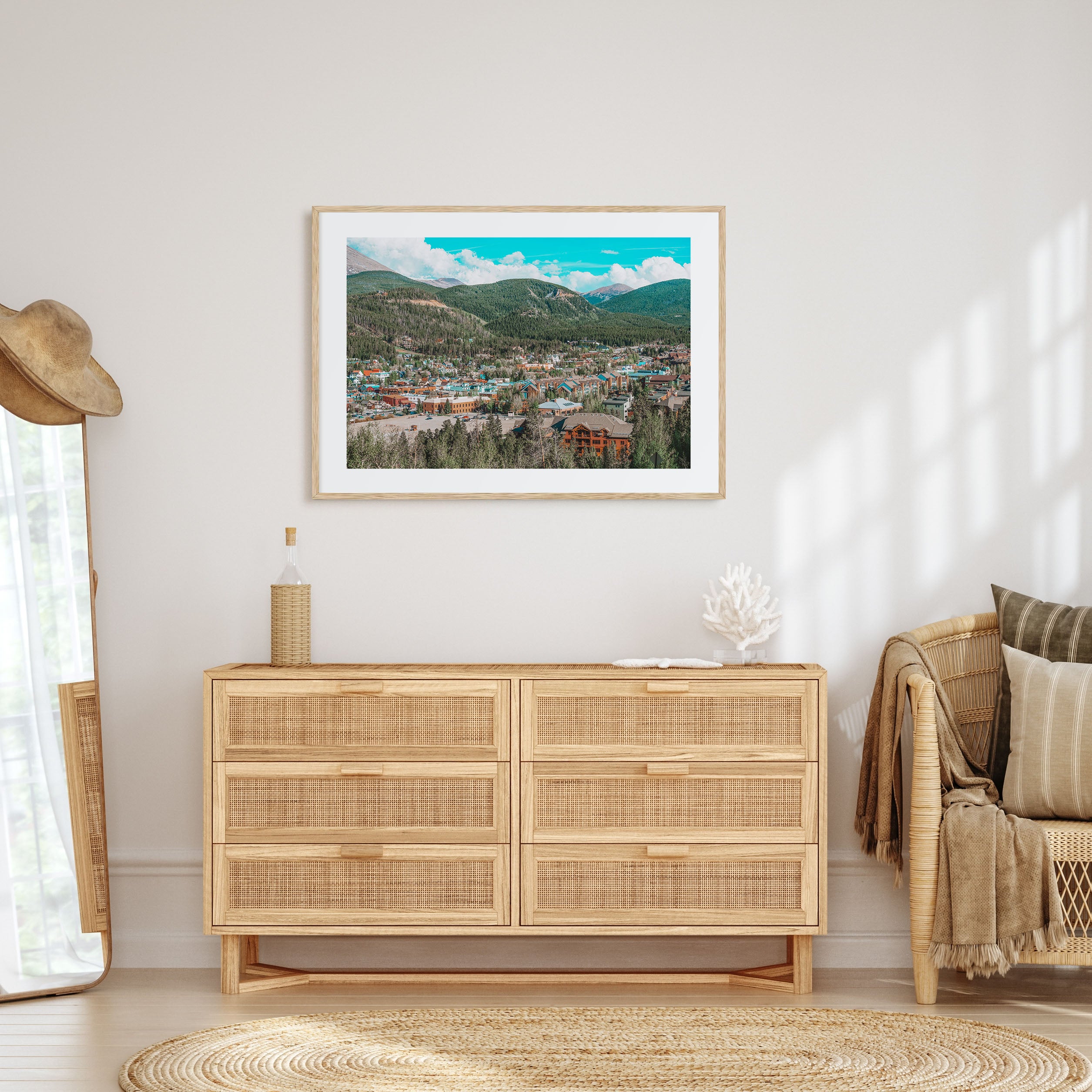 Breckenridge Landscape Color Poster