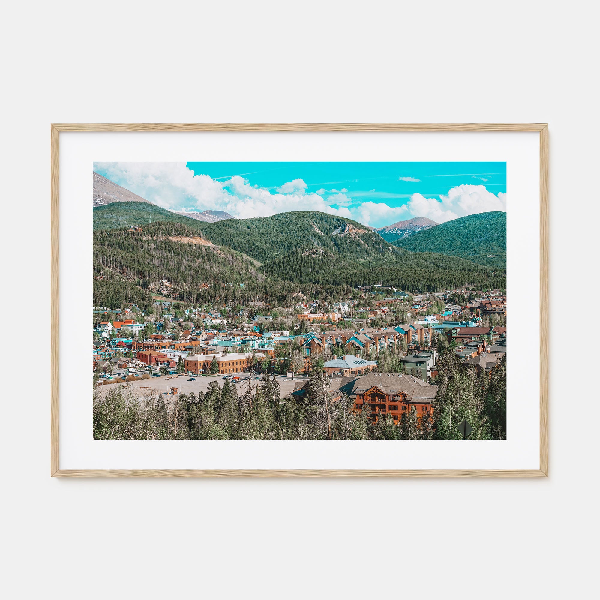 Breckenridge Landscape Color Poster