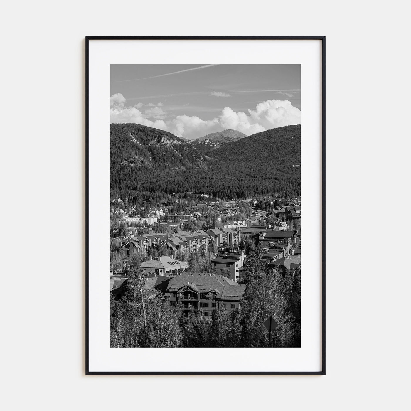 Breckenridge Photo B&W Poster