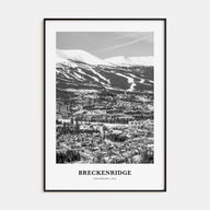 Breckenridge Portrait B&W Poster