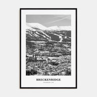Breckenridge Portrait B&W Poster