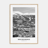 Breckenridge Portrait B&W Poster