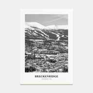 Breckenridge Portrait B&W Poster