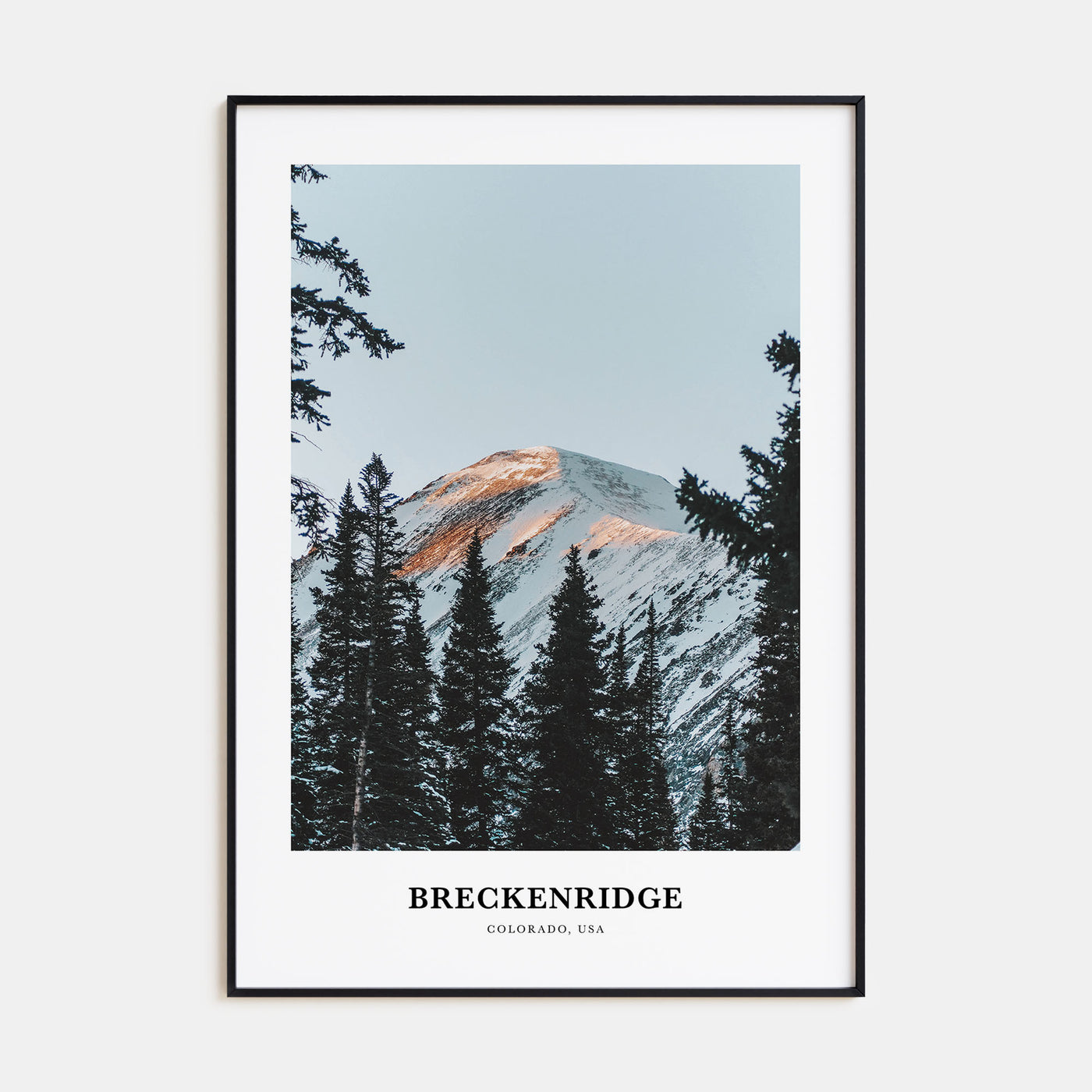Breckenridge Portrait Color No 1 Poster