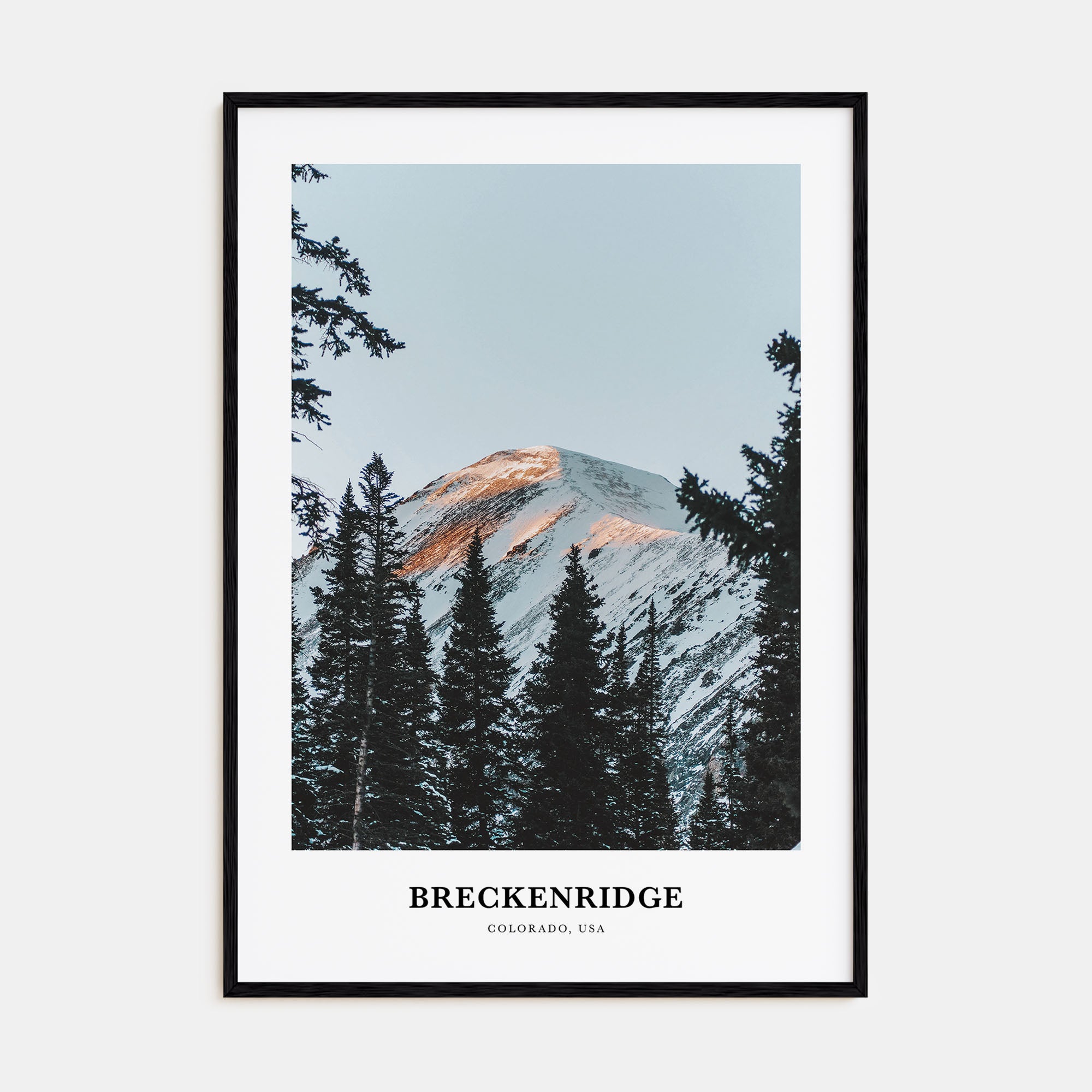 Breckenridge Portrait Color No 1 Poster