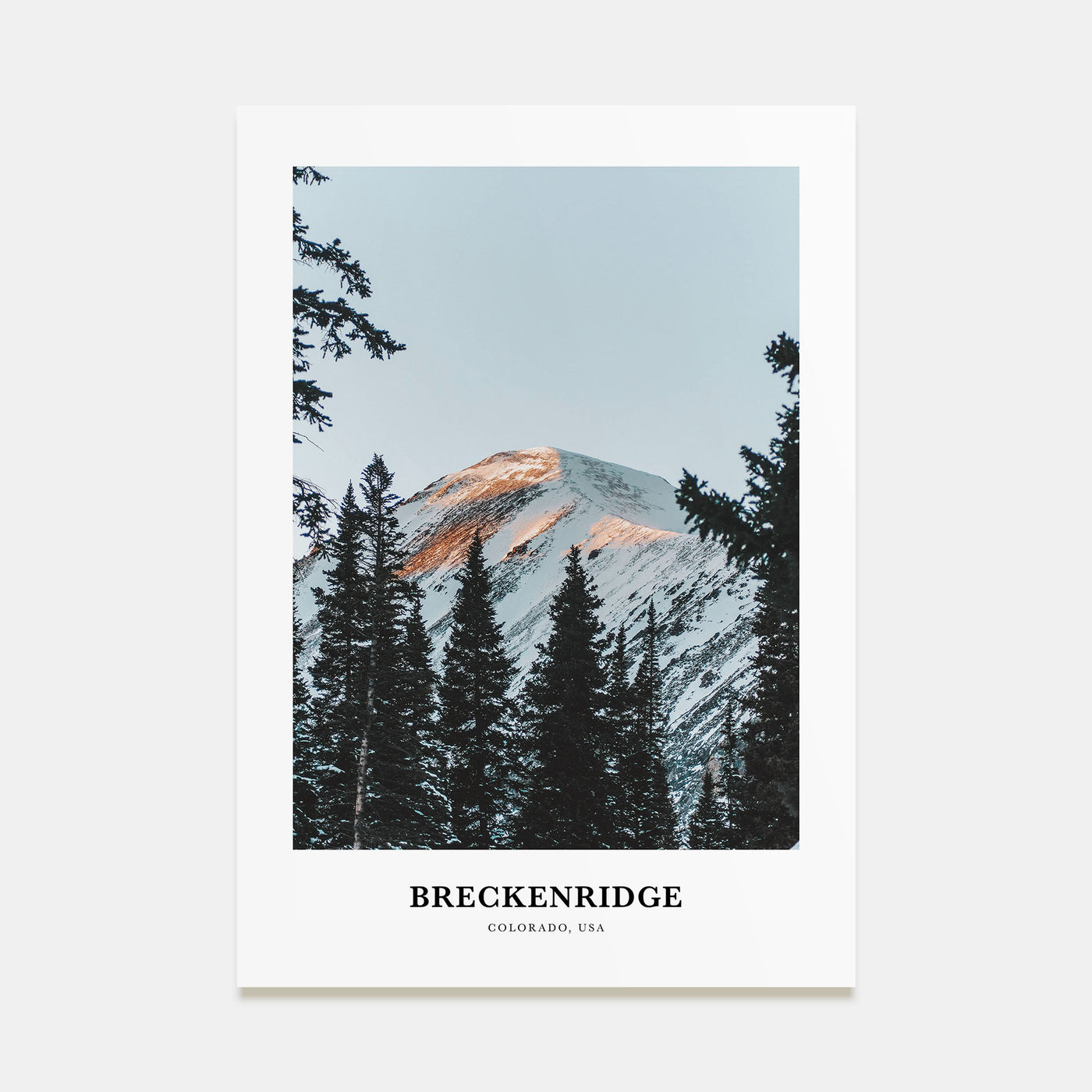 Breckenridge Portrait Color No 1 Poster