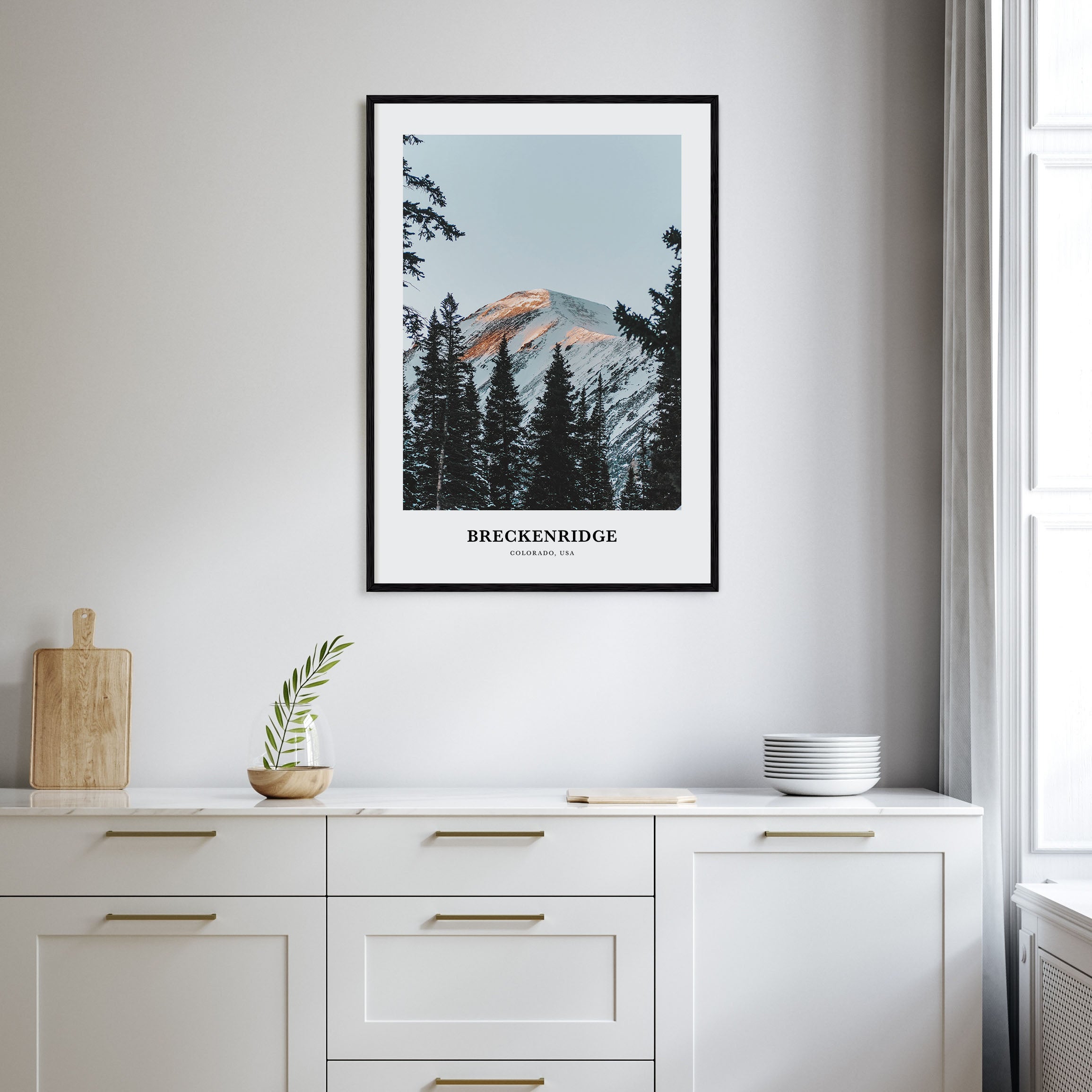 Breckenridge Portrait Color No 1 Poster