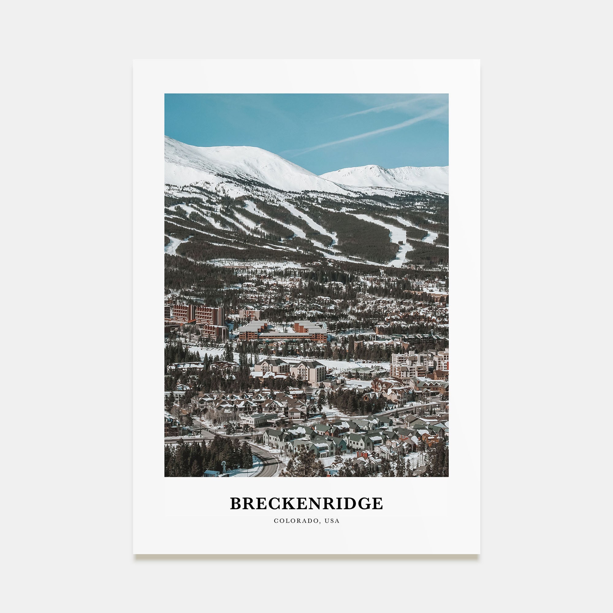 Breckenridge Portrait Color No 2 Poster