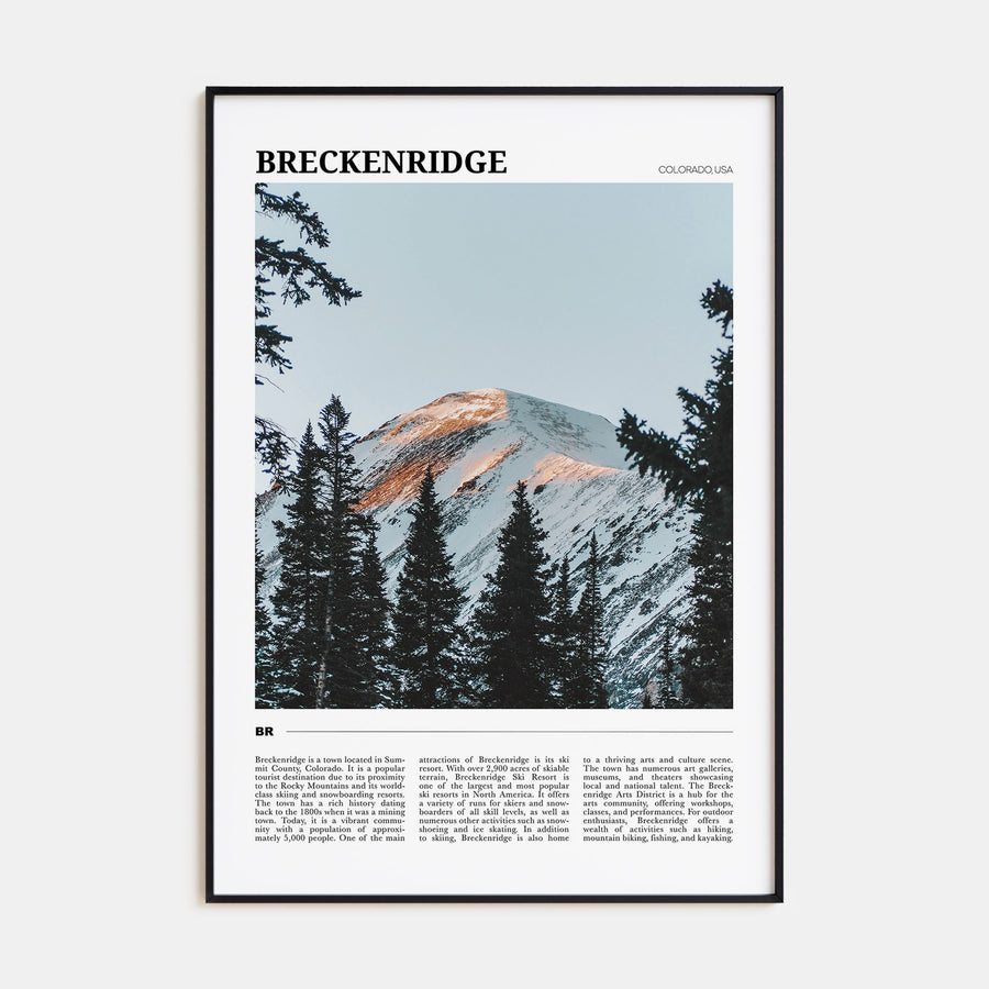Breckenridge Travel Color No 1 Poster