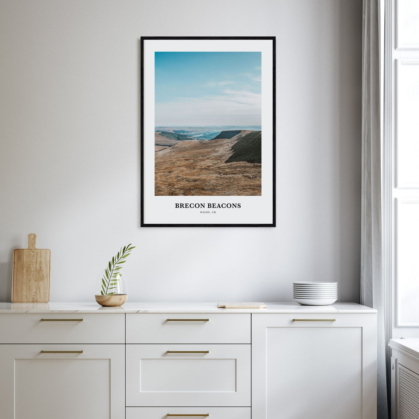 Brecon Beacons Portrait Color Poster