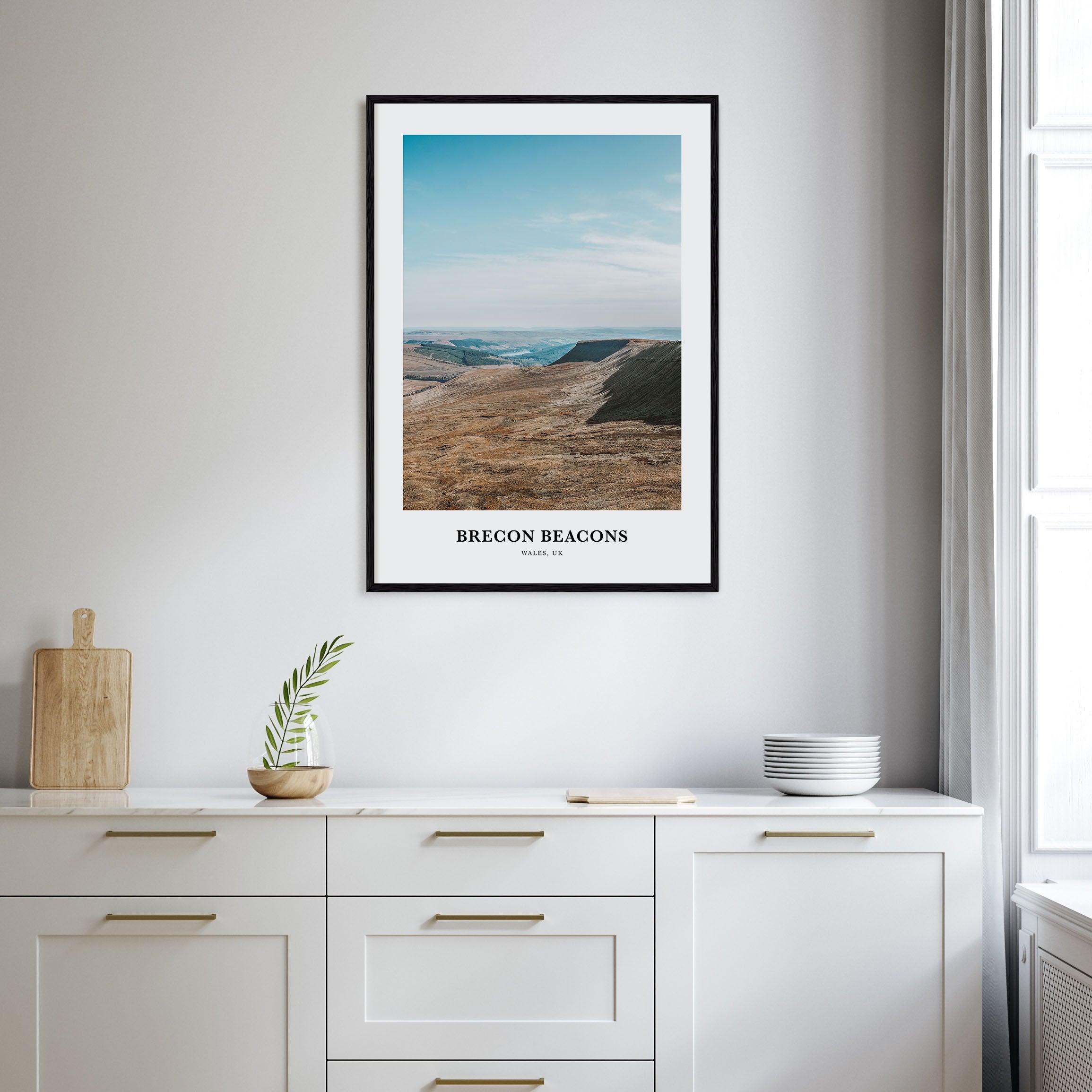 Brecon Beacons Portrait Color Poster