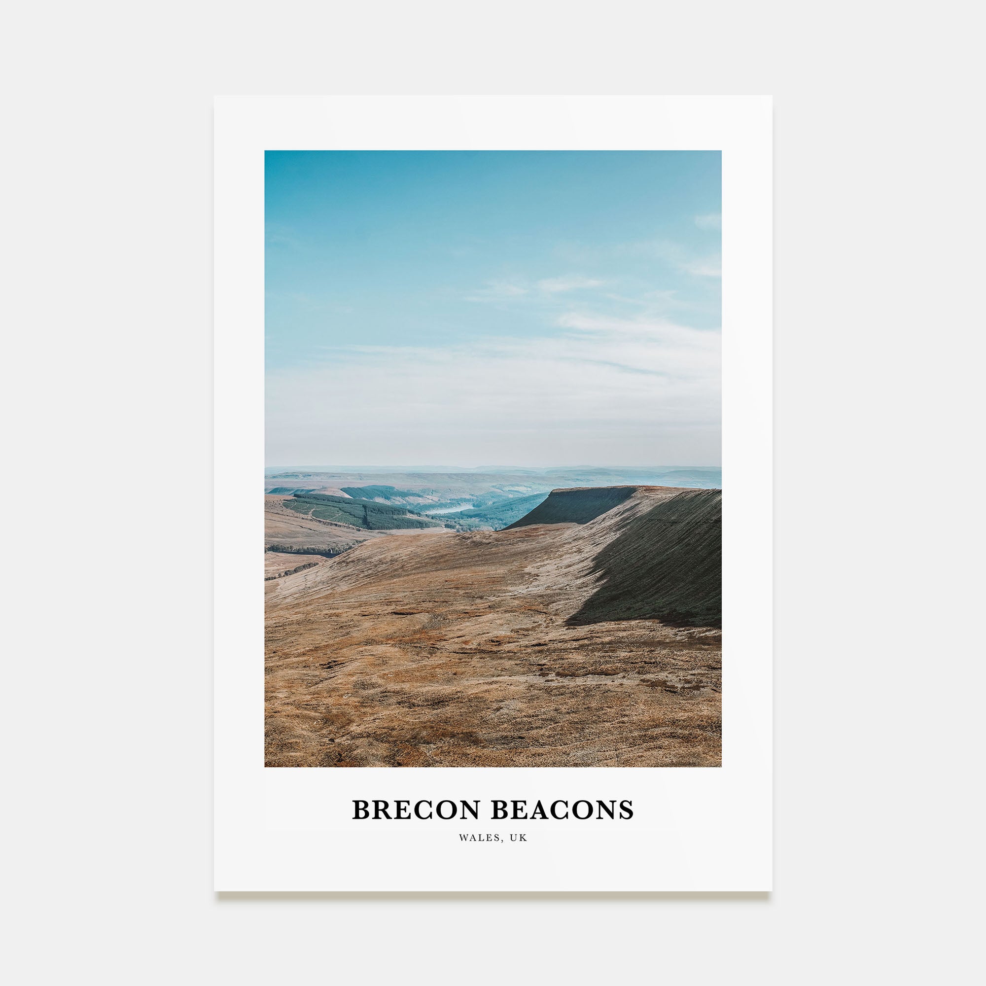 Brecon Beacons Portrait Color Poster