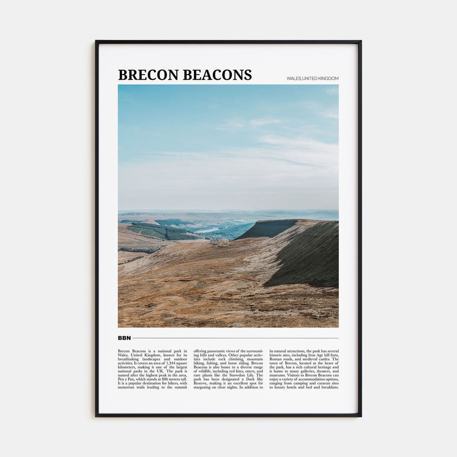 Brecon Beacons Travel Color Poster