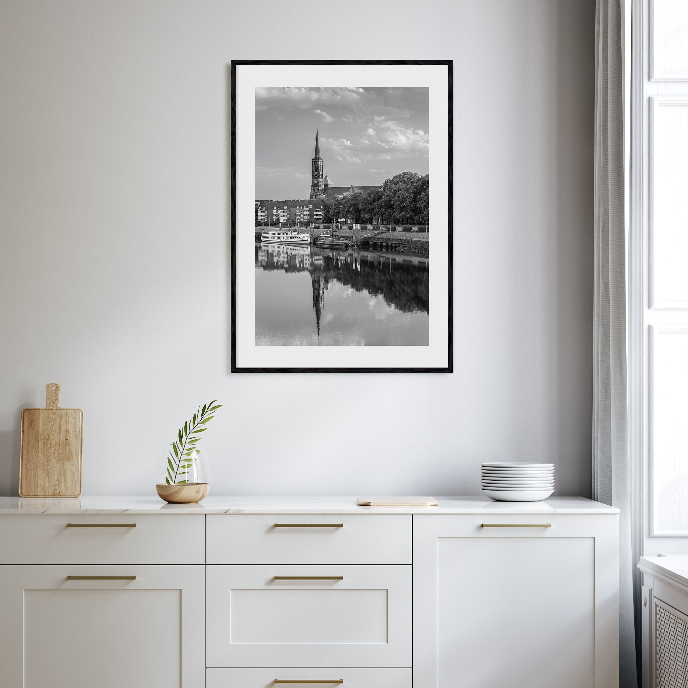 Bremen Photo B&W Poster