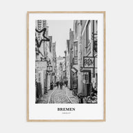Bremen Portrait B&W Poster
